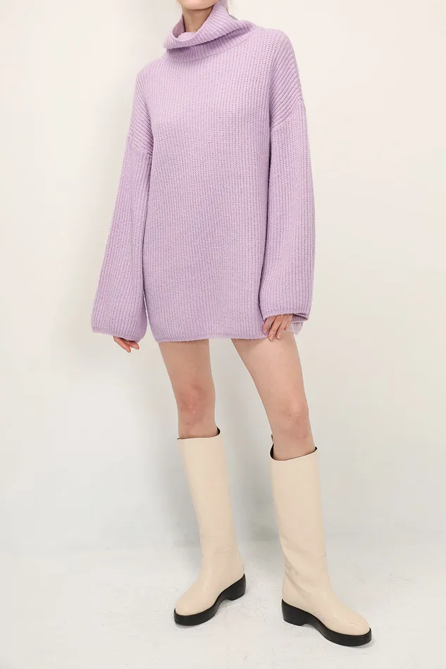 Storets Kinsley Turtle Neck Knit Dress Women Sweaters and Knitwears