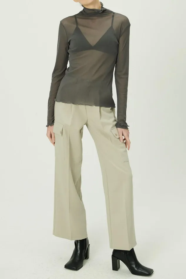 Storets Lily Sheer Mesh Top Women Tops Storets Lily Sheer Mesh Top Women Tops