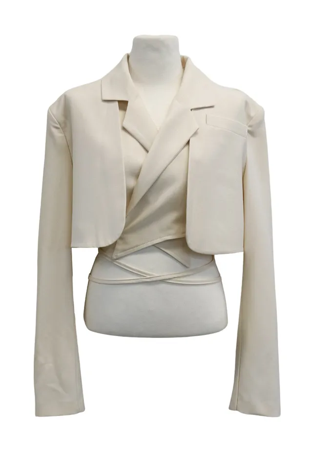 Storets Lyla Trench Crop Blazer Women Blazer
