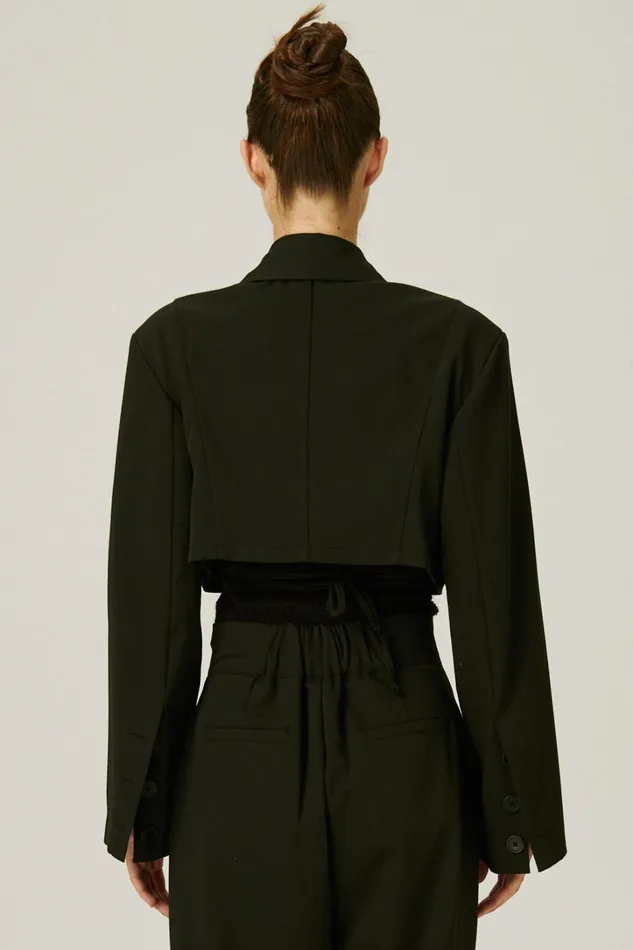 Storets Lyla Trench Crop Blazer Women Blazer