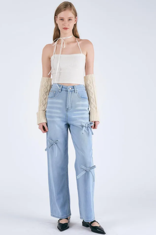 Storets Maisie Bow Detail Jeans Women Jeans Storets Maisie Bow Detail Jeans Women Jeans