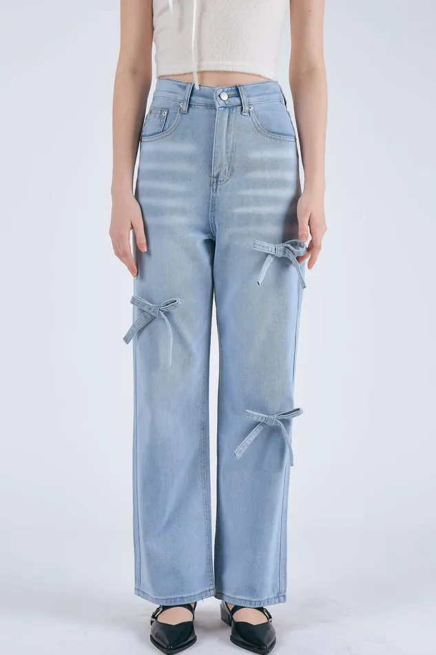 Storets Maisie Bow Detail Jeans Women Jeans Storets Maisie Bow Detail Jeans Women Jeans