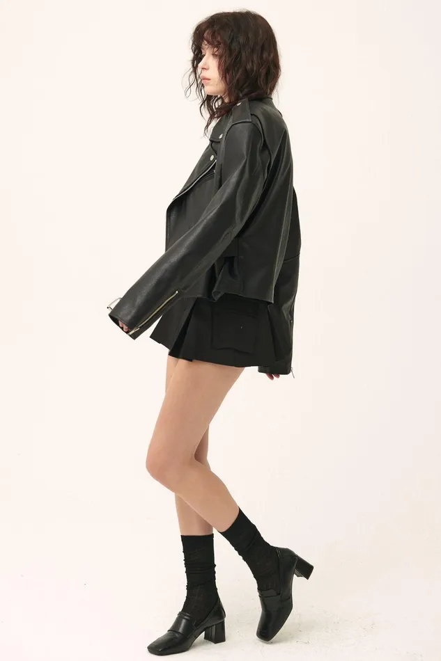 Storets Megan Oversized Rider Jacket Women Jackets and Coats Storets Megan Oversized Rider Jacket Women Jackets and Coats