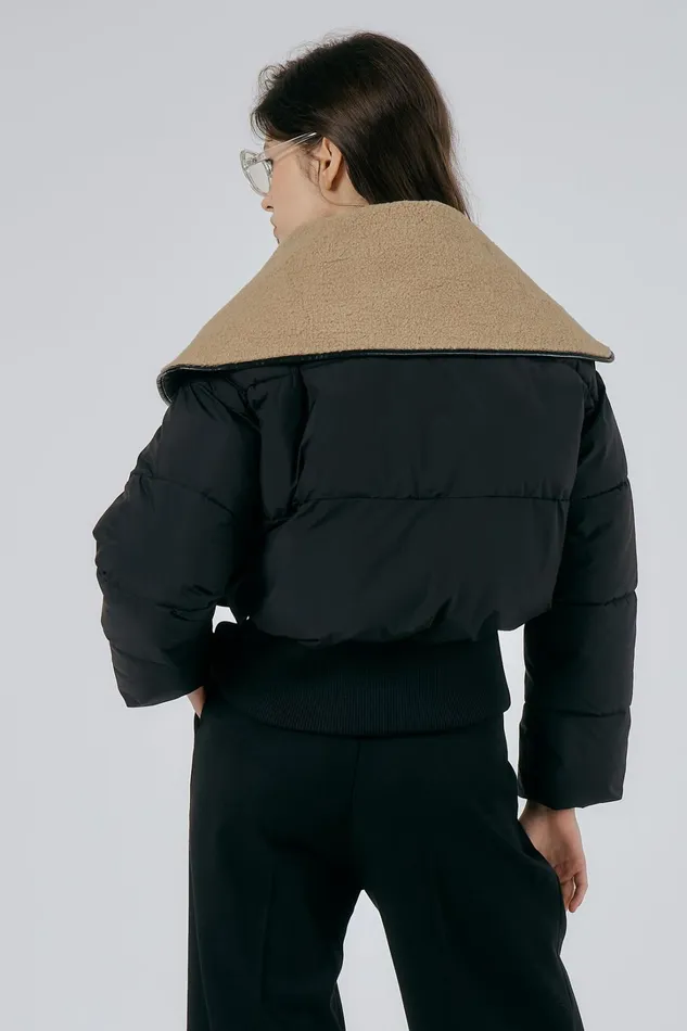 Storets Olivia Cropped Puffer Jacket Women Jackets and Coats Storets Olivia Cropped Puffer Jacket Women Jackets and Coats