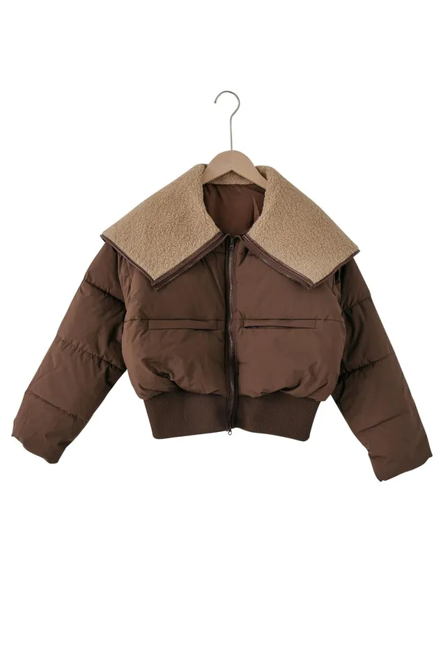 Storets Olivia Cropped Puffer Jacket Women Jackets and Coats Storets Olivia Cropped Puffer Jacket Women Jackets and Coats