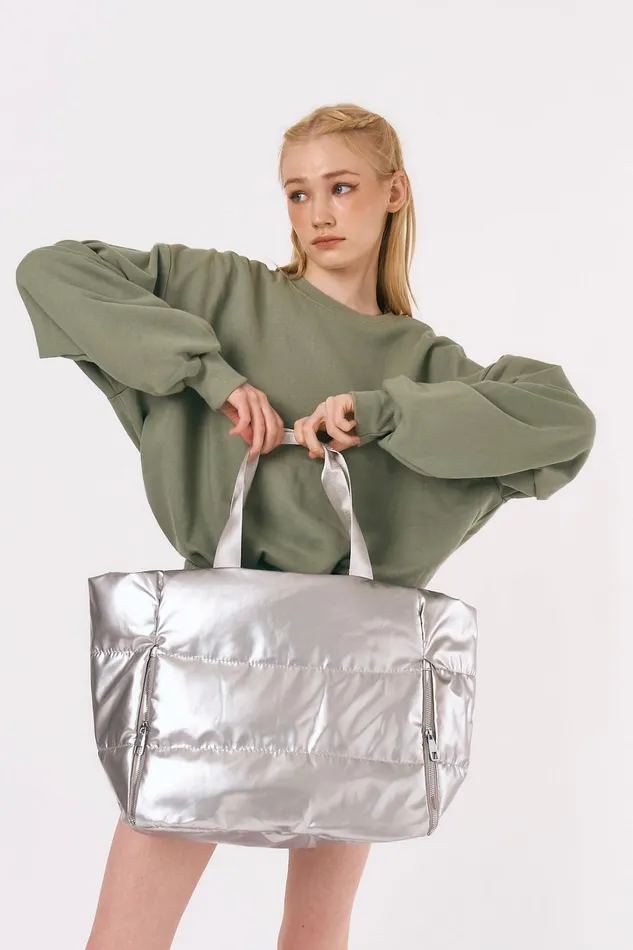 Storets Oversized Quilted Tote Women Bags Storets Oversized Quilted Tote Women Bags