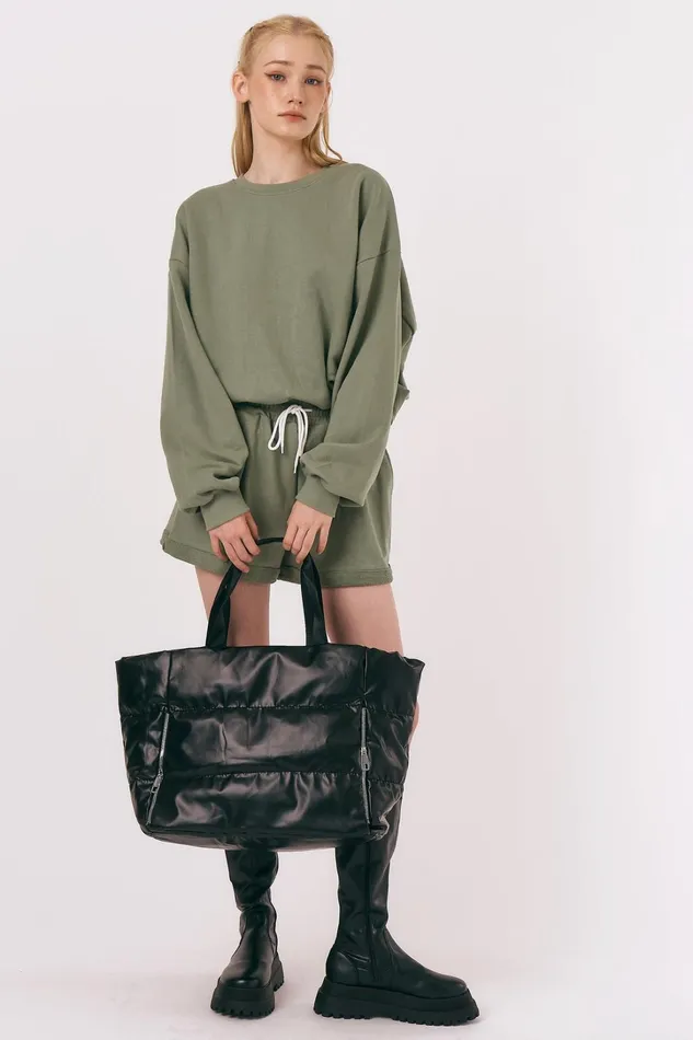 Storets Oversized Quilted Tote Women Bags Storets Oversized Quilted Tote Women Bags