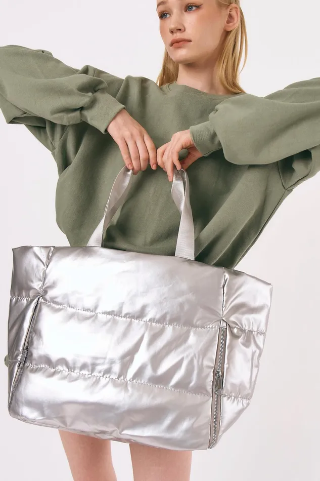 Storets Oversized Quilted Tote Women Bags Storets Oversized Quilted Tote Women Bags