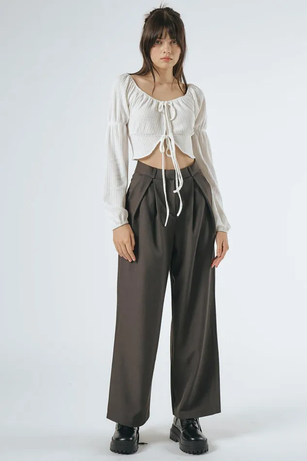 Storets Pam Puff Sleeved Cropped Top Women Tops Storets Pam Puff Sleeved Cropped Top Women Tops