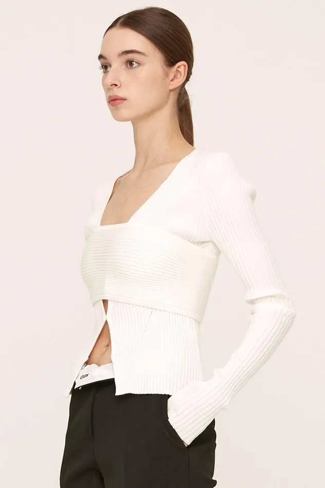 Storets Raleigh Bandeau Top Cardi Set Women Cardigan Storets Raleigh Bandeau Top Cardi Set Women Cardigan