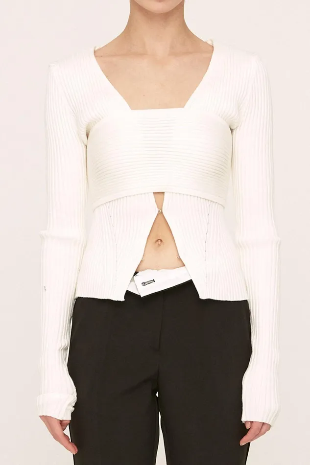 Storets Raleigh Bandeau Top Cardi Set Women Cardigan Storets Raleigh Bandeau Top Cardi Set Women Cardigan