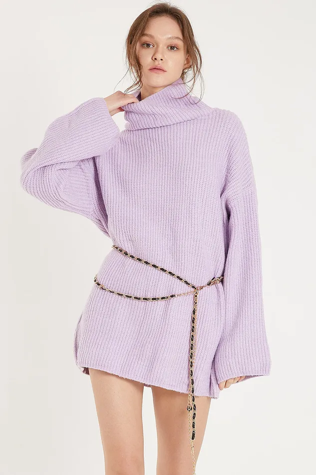 Storets Serena Turtleneck Oversized Sweater Women Sweaters and Knitwears