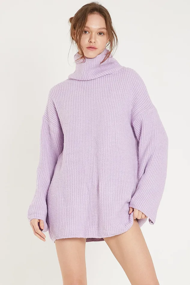Storets Serena Turtleneck Oversized Sweater Women Sweaters and Knitwears Storets Serena Turtleneck Oversized Sweater Women Sweaters and Knitwears