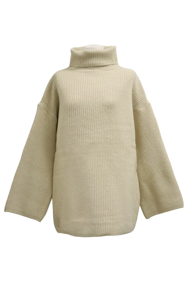 Storets Serena Turtleneck Oversized Sweater Women Sweaters and Knitwears Storets Serena Turtleneck Oversized Sweater Women Sweaters and Knitwears