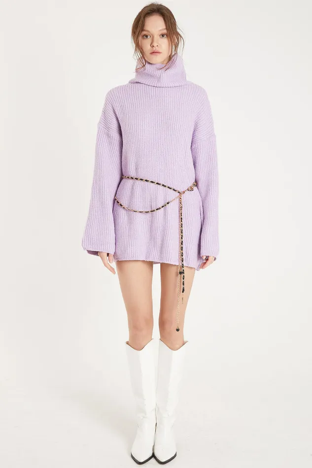 Storets Serena Turtleneck Oversized Sweater Women Sweaters and Knitwears Storets Serena Turtleneck Oversized Sweater Women Sweaters and Knitwears