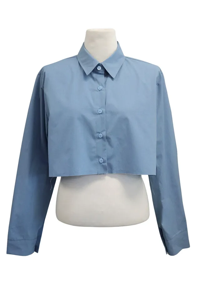 Storets Suzan Frayed Hem Shirt Women Shirts and Blouses