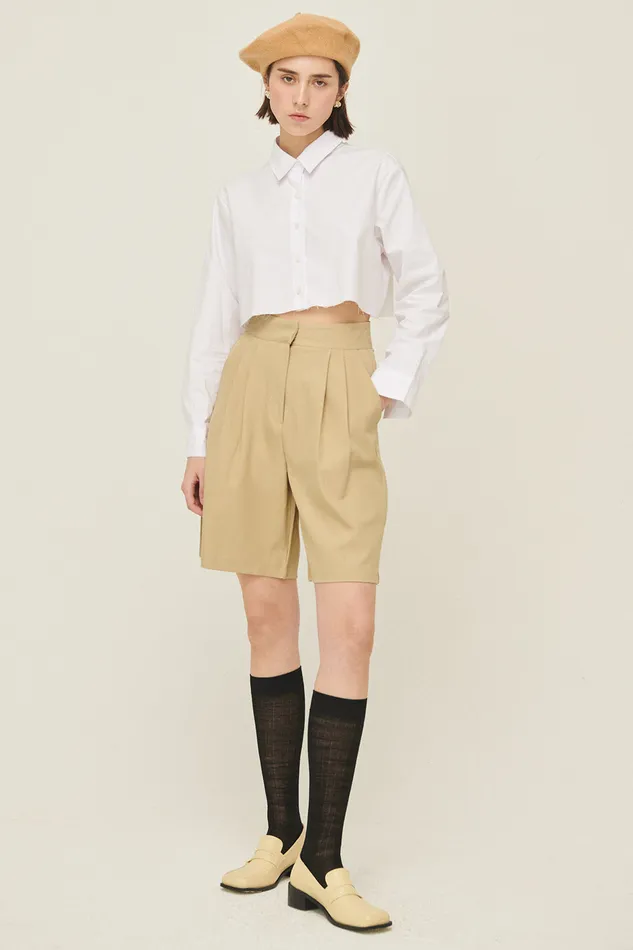 Storets Suzan Frayed Hem Shirt Women Shirts and Blouses
