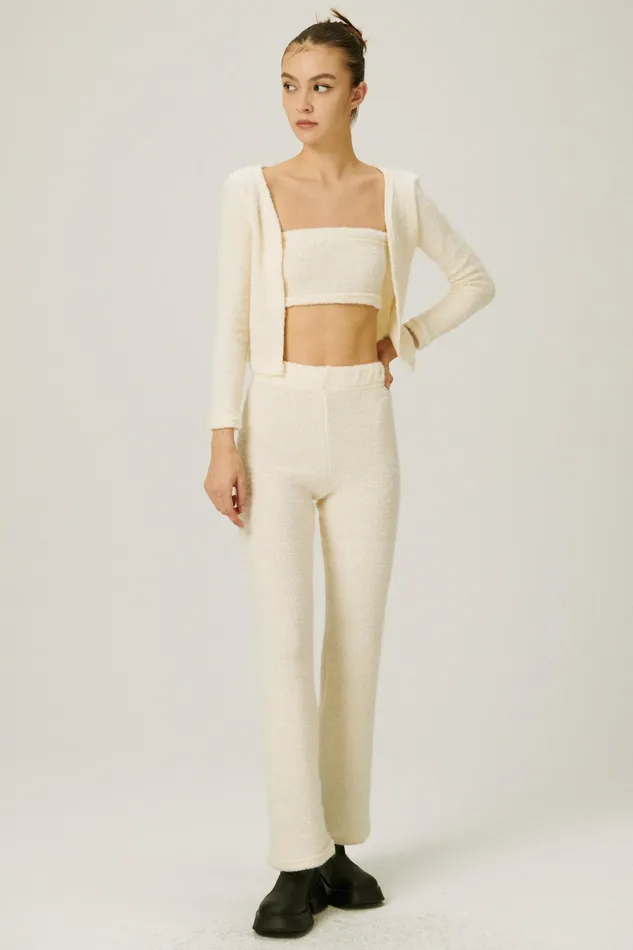 Storets Vera Fuzzy 3piece Set Women Sweaters and Knitwears