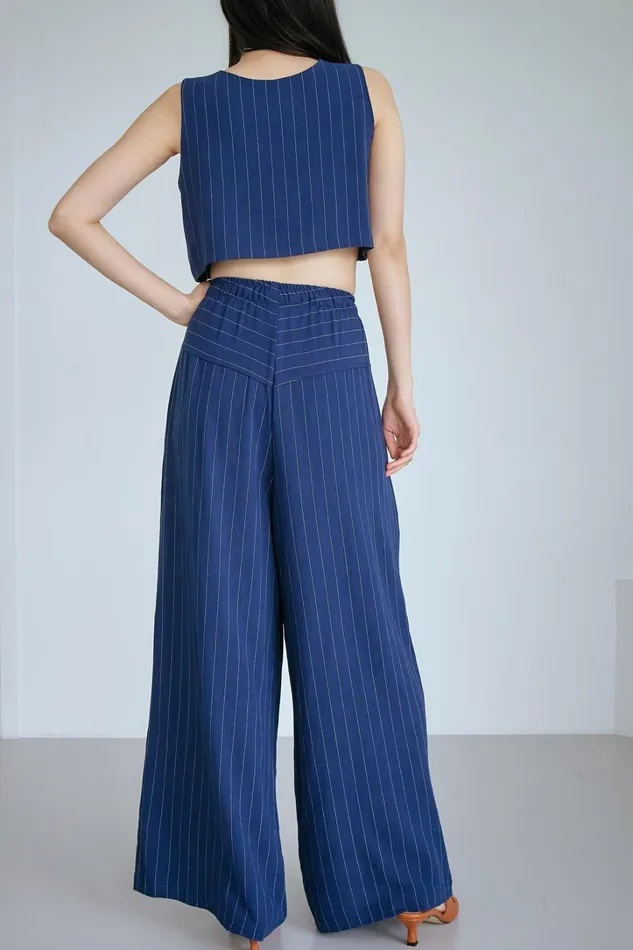Storets Yve Striped Linen Top Women Tops Storets Yve Striped Linen Top Women Tops