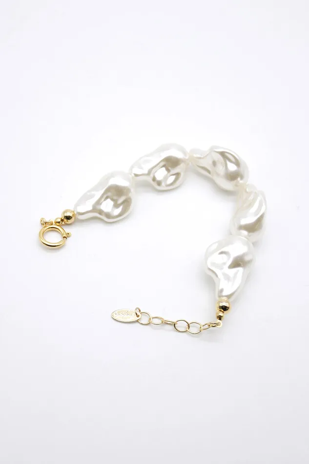 Storets Zelie Baroque Pearl Bracelet Women Jewelry