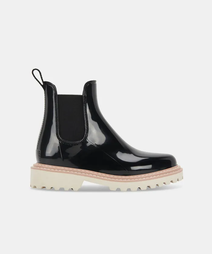 Stormy Rainboots Onyx Patent Stella Women Dolce Vita Boots and Booties