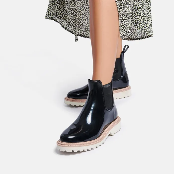Stormy Rainboots Onyx Patent Stella Women Dolce Vita Boots and Booties