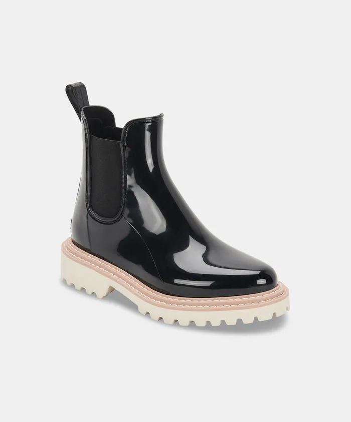 Stormy Rainboots Onyx Patent Stella Women Dolce Vita Boots and Booties