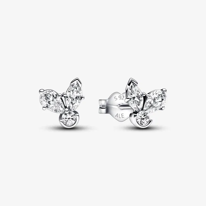 Stud Earrings Women Pandora Sparkling Herbarium Cluster Stud Earrings