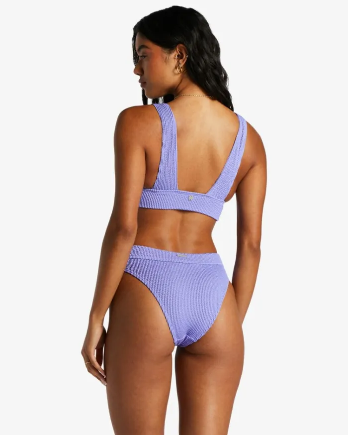 Summer High Remi Plunge Bikini Top Violet Cove Women Billabong Bikini Tops