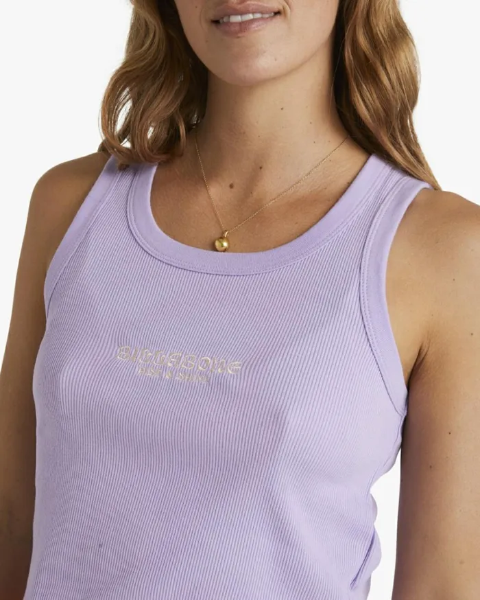 Summer Lover Tank Lilac Breeze Women Billabong Graphic Tees and Tanks