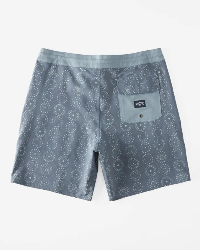Sundays Lo Tide 19034 Boardshorts Dusty Blue Men Billabong Side Pockets