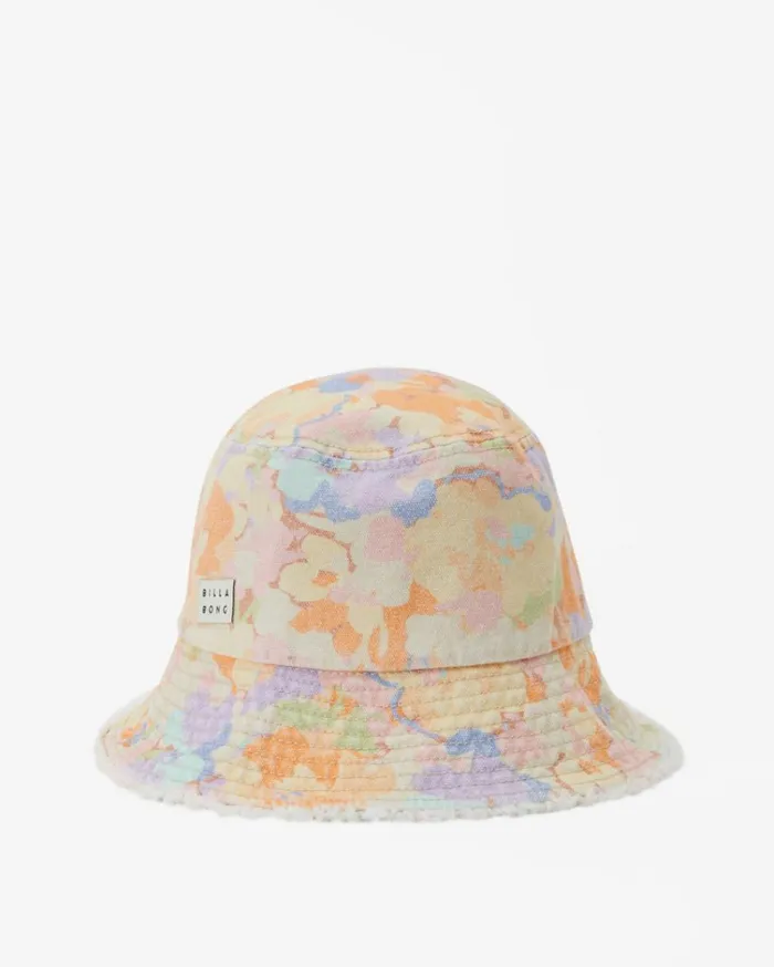 Suns Out Bucket Hat Lilac Breeze Women Billabong Hats and Beanies