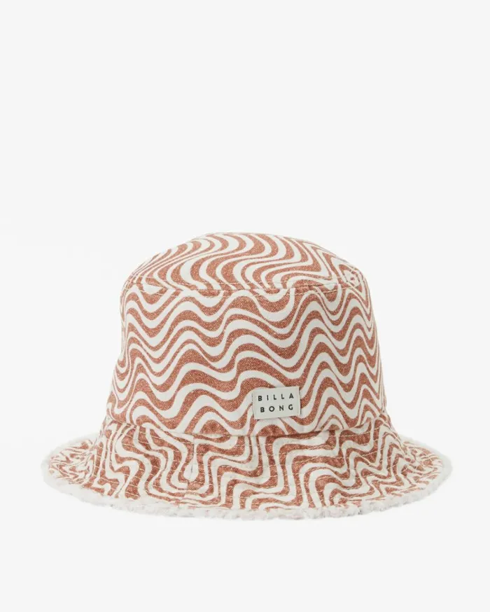 Suns Out Bucket Hat Mocha Women Billabong Hats and Beanies