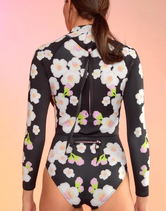 Surf and Swim Women Cynthia Rowley Cherry Blossom Wetsuit