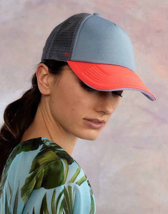 Surf and Swim Women Cynthia Rowley Colorblock Trucker Hat