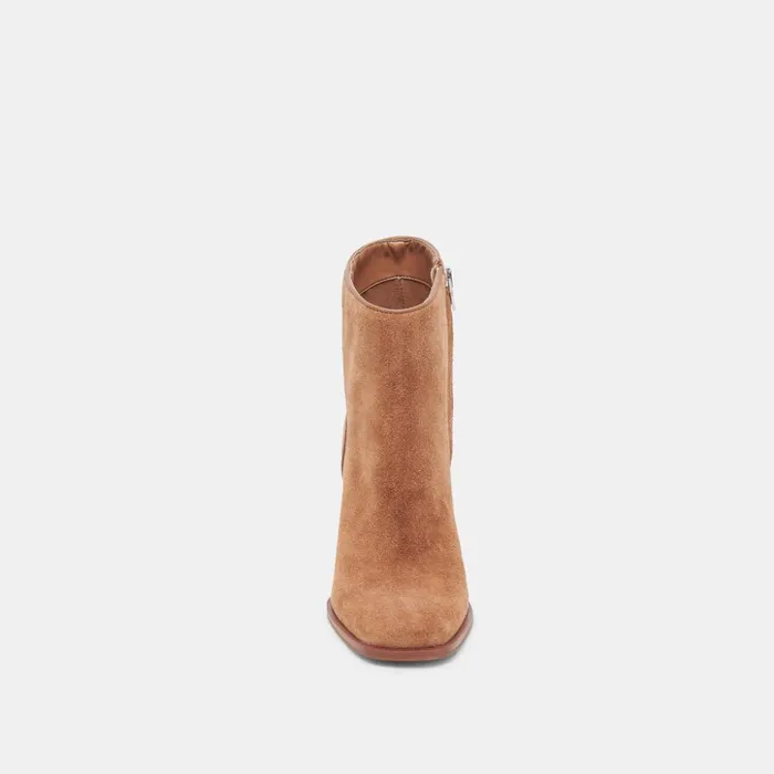 Susann Wide Booties Chestnut Suede Women Dolce Vita Boots and Booties