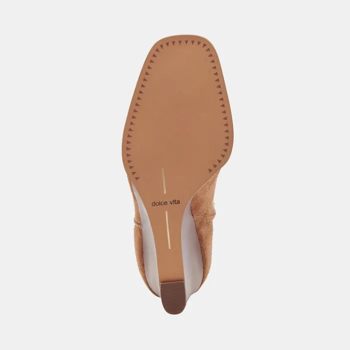 Susann Wide Booties Chestnut Suede Women Dolce Vita Boots and Booties