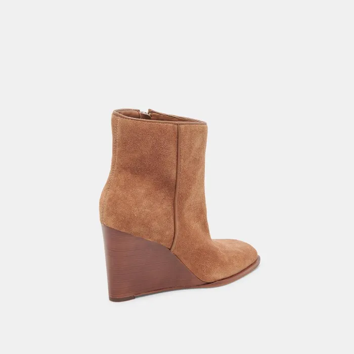 Susann Wide Booties Chestnut Suede Women Dolce Vita Boots and Booties