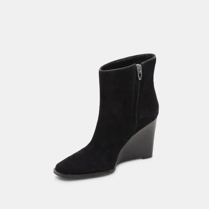 Susann Wide Booties Onyx Suede Women Dolce Vita Boots and Booties