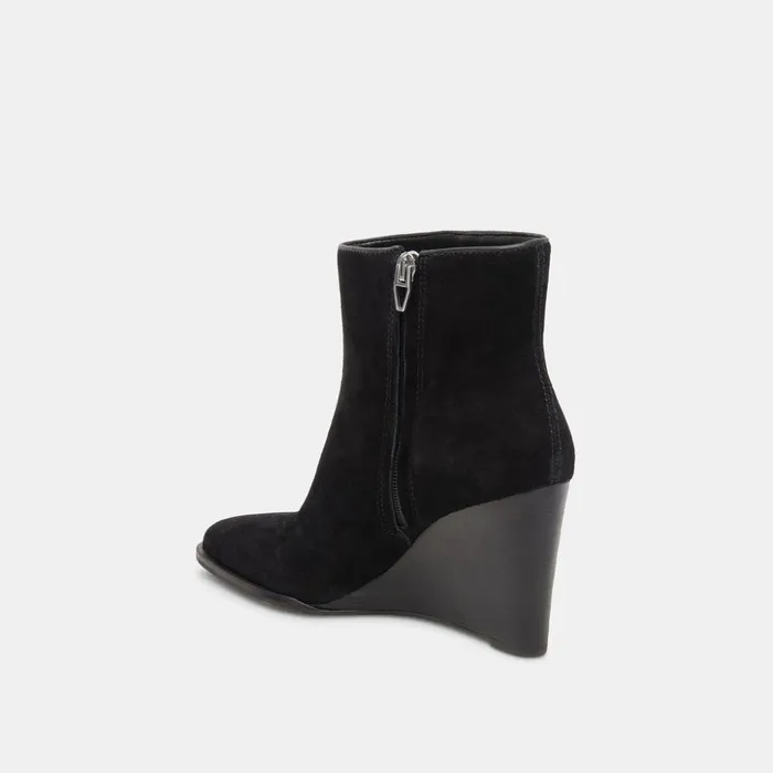 Susann Wide Booties Onyx Suede Women Dolce Vita Boots and Booties