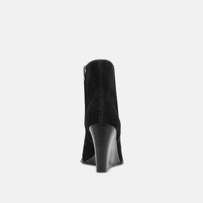 Susann Wide Booties Onyx Suede Women Dolce Vita Boots and Booties