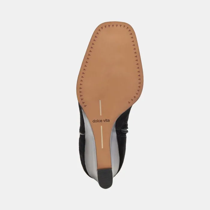 Susann Wide Booties Onyx Suede Women Dolce Vita Boots and Booties