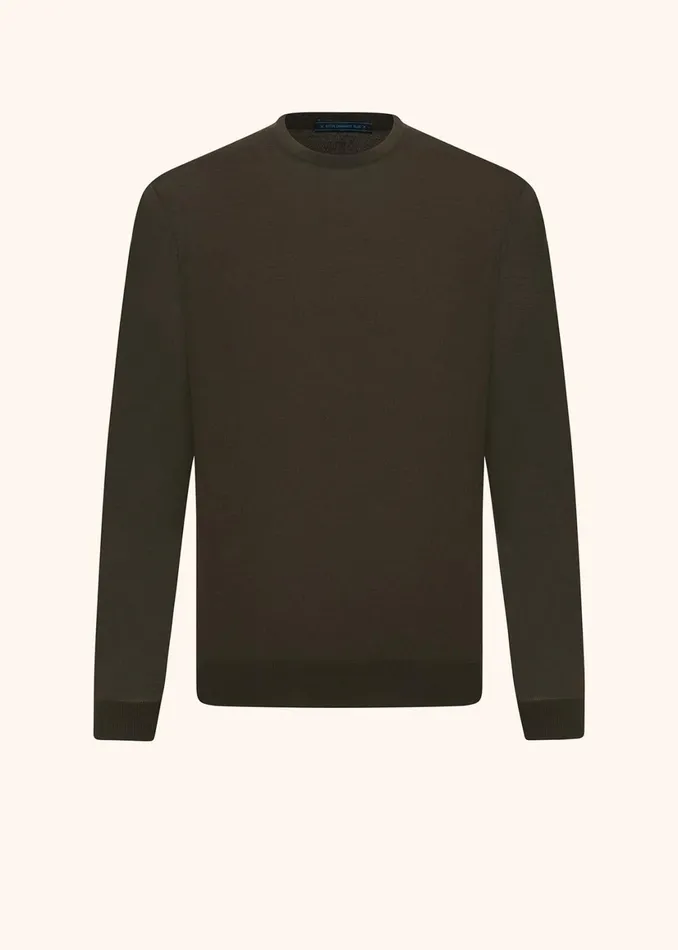 SWEATER ROUNDNECK WOOL Men Kiton Knitwear