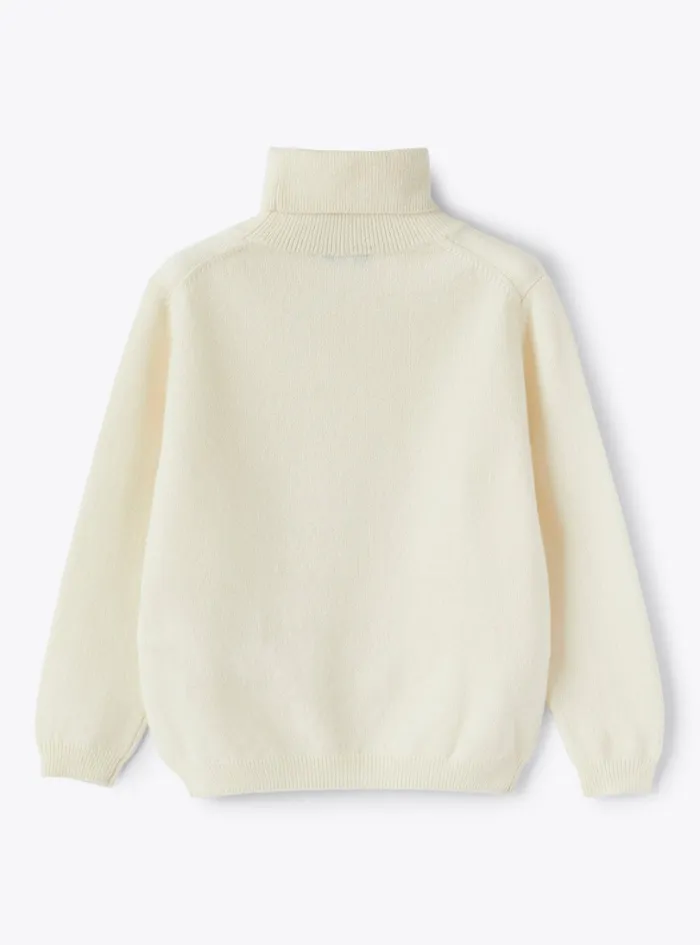 Sweaters And Cardigans Boy 216 Il Gufo Cashmere Turtleneck Sweater