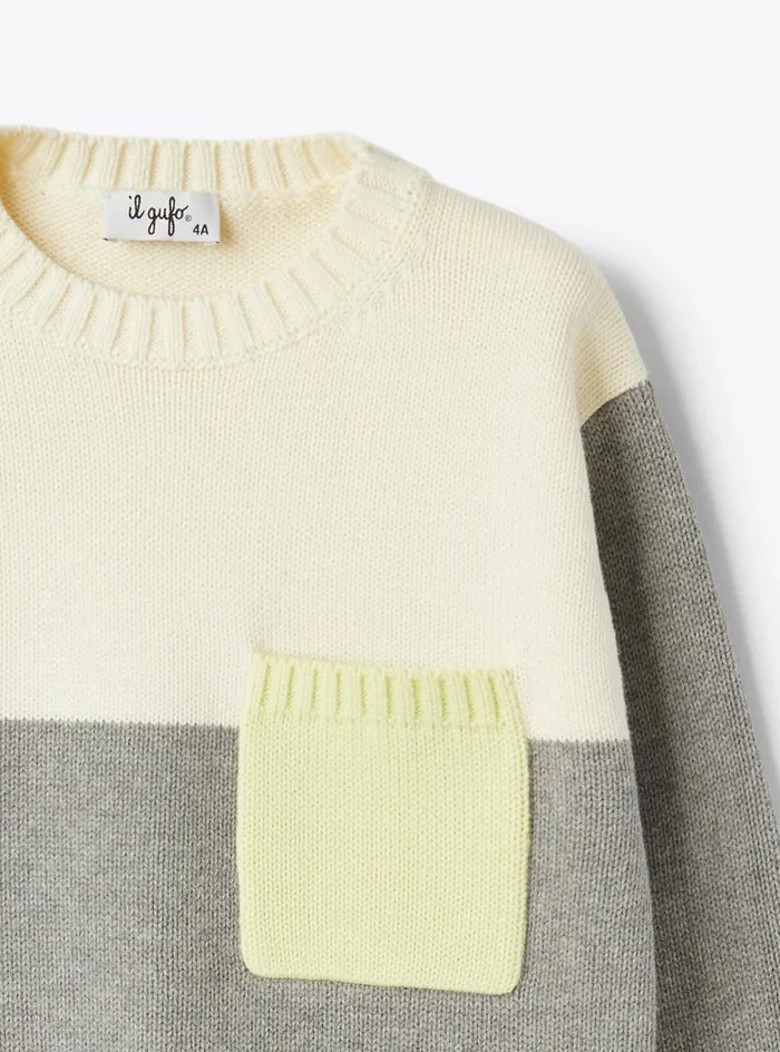 Sweaters And Cardigans Boy 216 Il Gufo Organic Cotton Sweater