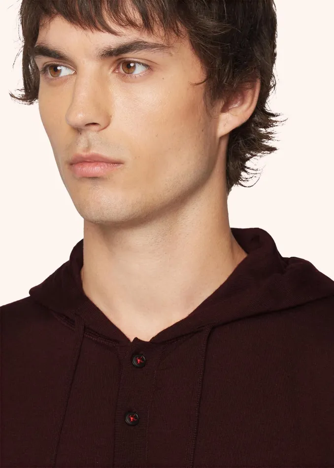 SWEATSHIRT HOODED CASHMERE Men Kiton Knitwear SWEATSHIRT HOODED CASHMERE Men Kiton Knitwear