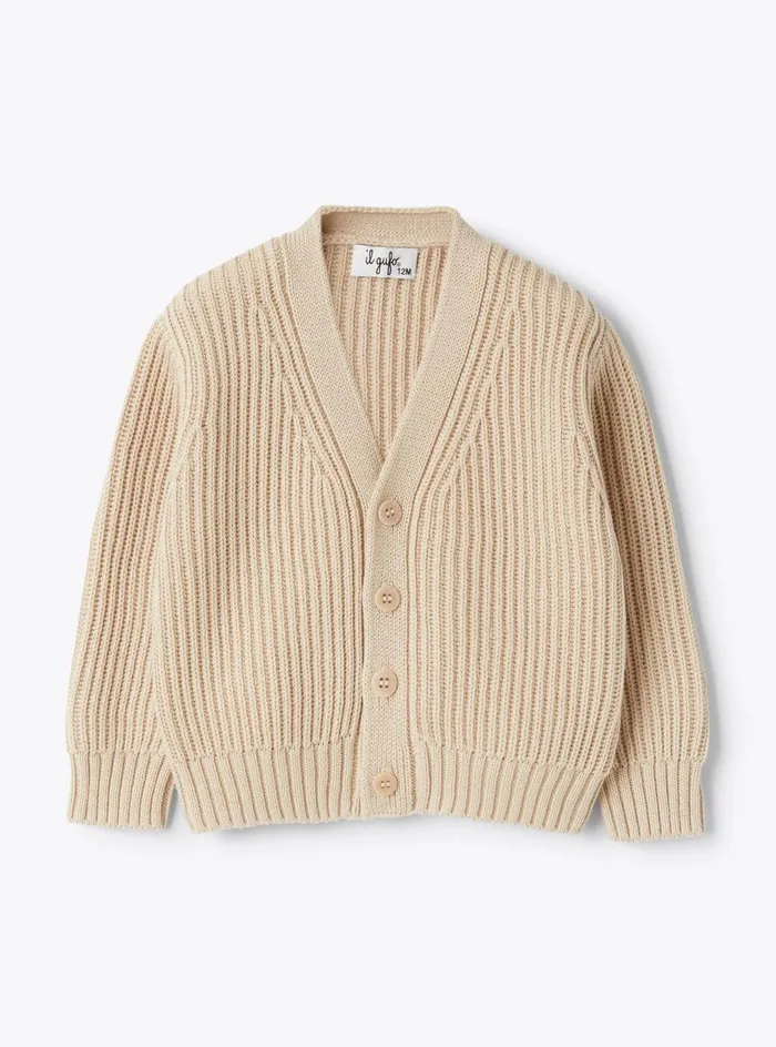 Sweatshirts And Sweaters Baby 036Boy 216 Il Gufo Organic Cotton Cardigan