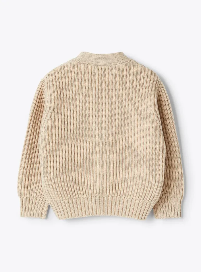 Sweatshirts And Sweaters Baby 036Boy 216 Il Gufo Organic Cotton Cardigan