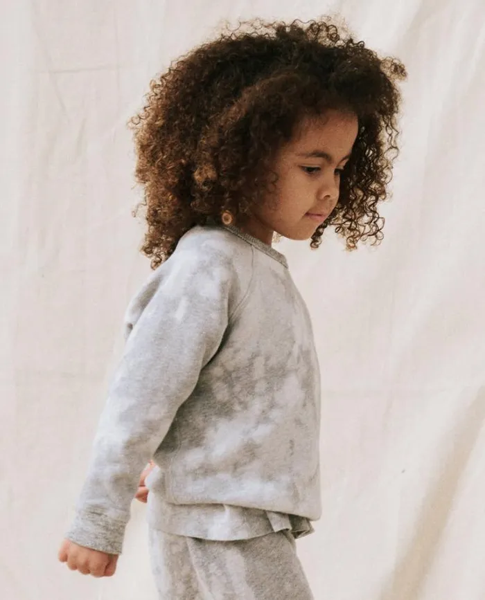 Sweatshirts Little039s The Great The Little College Sweatshirt Bleached Out Heather Grey
