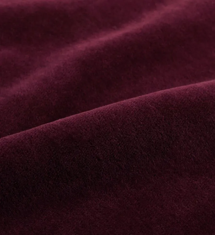 Sweatshirts Women Sporty and Rich SR Sport Velour Crewneck 8211 Merlot